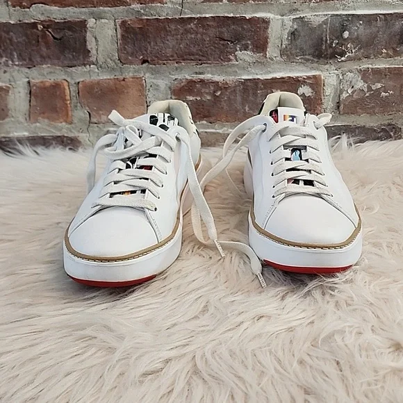 Cole Haan Women's GrandPro Topspin Sneakers White/Graffiti, Size 9B - Picture 8 of 17